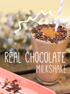 Real Chocolate Milkshake