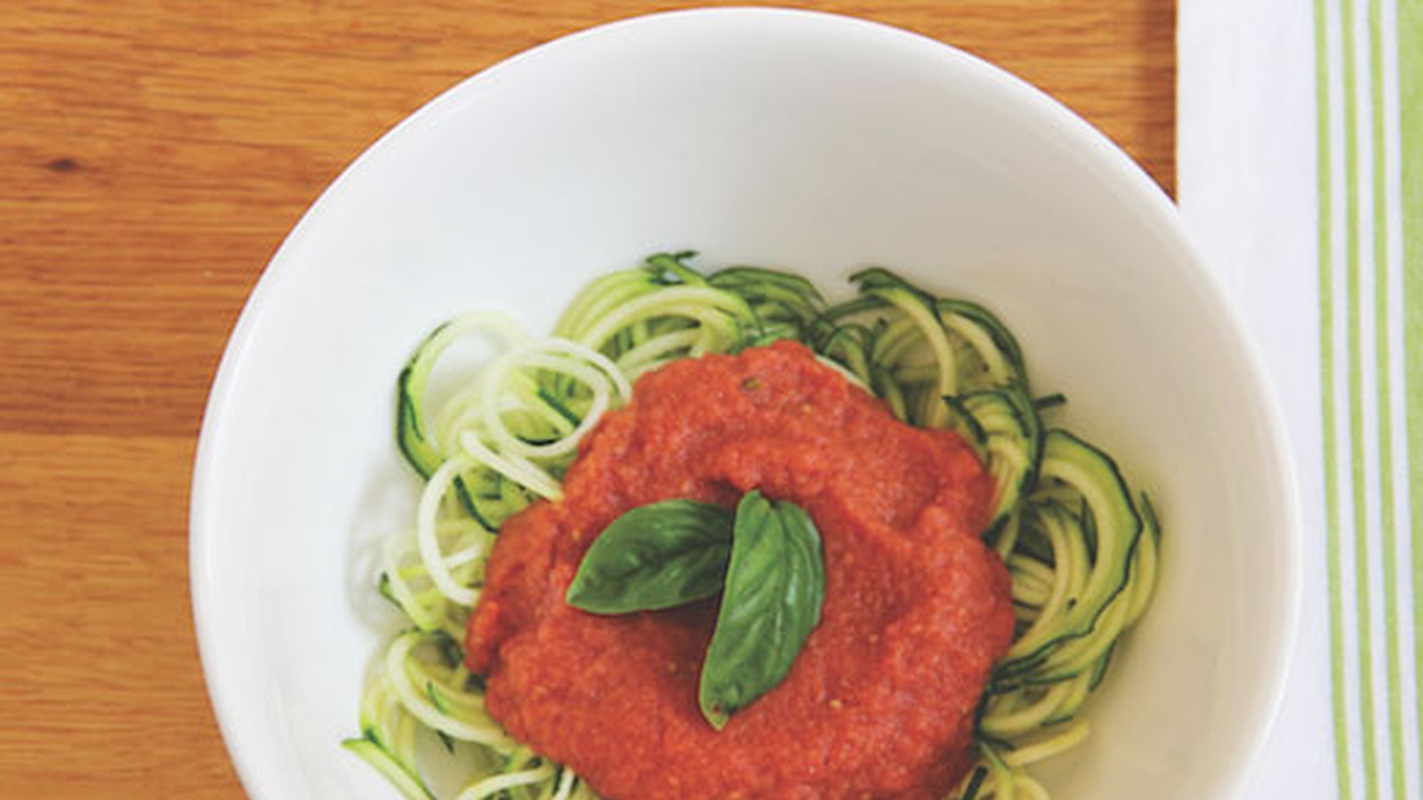 Raw Zucchini Pomodoro Recipe